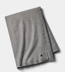 Cozy Earth Cashmere Oversized Throw Blanket 91" x 74" Color: Pebble $598 BNWT - Picture 1 of 5