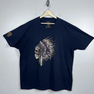 Zero Foxtrot Men's Graphic Print Big Chief Tee Size 3XL; Military, Patriotic - Picture 1 of 9