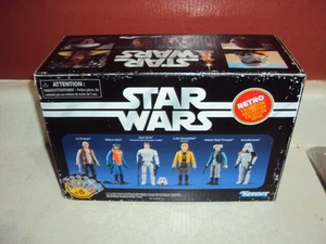 STAR WARS SEALED WAVE 3 RETRO COLLECTION BOX SET A NEW HOPE WALRUS MAN DR EVAZAN - Picture 1 of 3