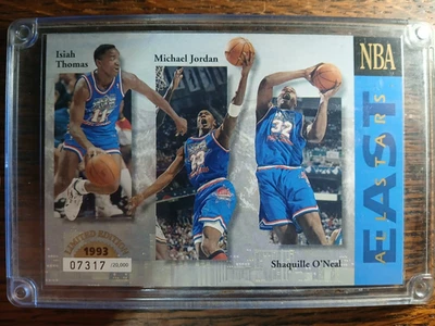 Upper Deck 1993 3x5 East All Stars Michael Jordan Pippen Shaquille Thomas/20000 Foto 1 de 2