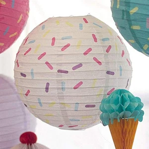 3 Pezzi Lanterna Decorazione Lanterne di Carta Ciondolo Decorativo per Festival - Foto 1 di 11