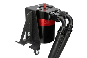 HPS Aluminum Oil Catch Can Kit for Lexus 10-23 GX460 4.6L V8 J150 RED 20 21 22 - Picture 1 of 4