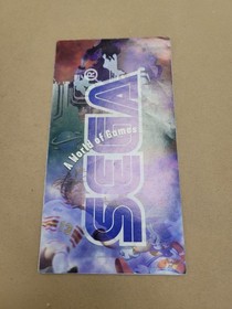 1997 Sega Saturn Video Game Product Catalog - Retail Press Ad Promo Flyer Poster