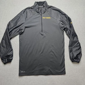 Nike West Virginia Mountaineers Pullover 1/2 Zip Giacca Adulto Piccolo Grigio Nero - Foto 1 di 13