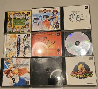 Japanese PlayStation 1 Video Game Lot Parasite Eve Maria Tales Of Eternia Phant - Image 1 of 4