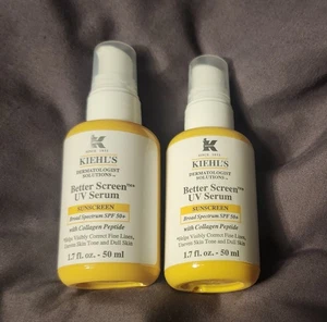 2 Kiehl's Better Screen UV Serum Sunscreen SPF 50+ 1.7 fl oz (50ml) - Picture 1 of 2