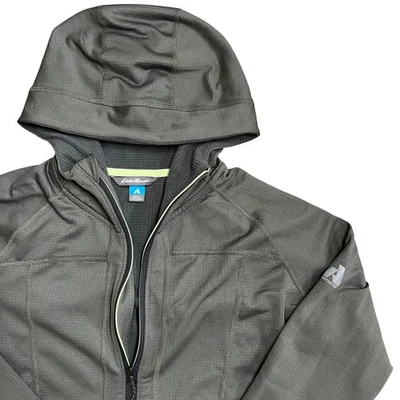 Eddie Bauer Mujer Oliva Cremallera Completa Sudadera con Capucha Ropa Activa Chaqueta Talla L First Ascent Foto 1 de 4