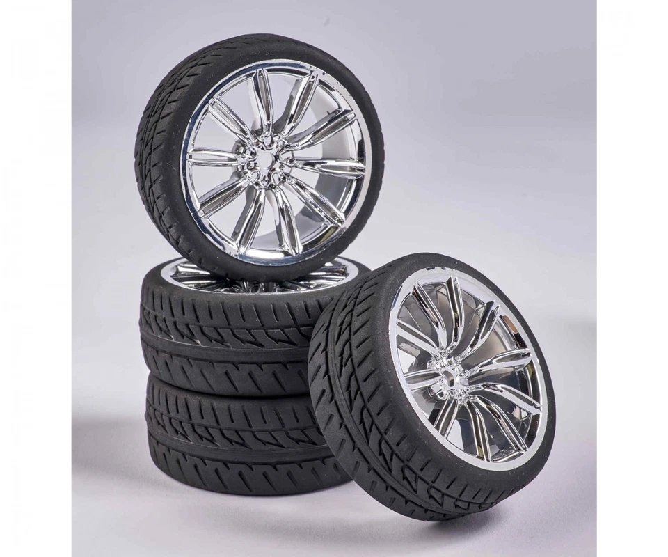 Räderset M-Design (4) chrom 1 10 Carson 500900164