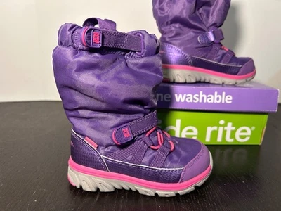 Stride Rite Made2Play Zapatilla Aislada Botas para Nieve Púrpura Niño Niñas 6M Foto 1 de 4