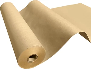 NY Paper Mill Brown Kraft Paper 17.50" X 2400" (200 Feet) Jumbo Roll, Ideal for - Picture 1 of 12