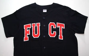 2021 FUCT ~91 BASEBALL~ JERSEY L ftp/satan/kiss/ebbets/circle/logo/slugger/og - Picture 1 of 11
