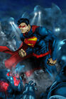 362274 Superman Man of Steel Comic Art Decor Wall Print Poster AU