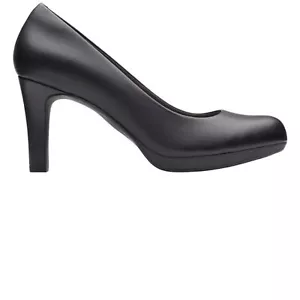 CLARKS DÉCOLLETÉ DONNA ADRIEL VIOLA NERE TAGLIA 10 - Foto 1 di 8