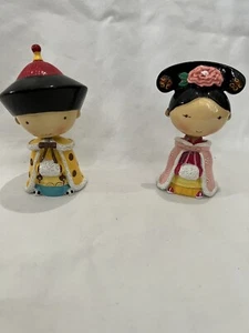 Geschenke aus dem Palastmuseum Peking Der Forte Prinz und die Prinzessin Wackelköpfe - Bild 1 von 14
