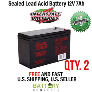 2 PACK NEW FAS1075 12V 7AH SLA Battery Replacement for Acorn Stairlift - Picture 1 of 5