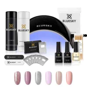 Bluesky Gel Smalto per Unghie Starter Kit - Rosa e Nudo - Foto 1 di 1