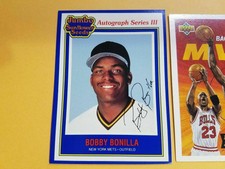 Bobby Bonilla Pittsburgh Pirates 1992 Jumbo Sunflower Seeds Oversize Blue Border