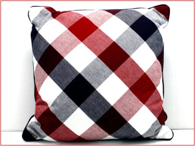 Almohada reversible para decorador Threshold Americana -18x18 rojo blanco azul Foto 1 de 4