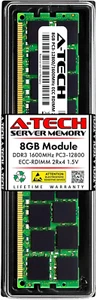 8GB RAM for Micron MT36JSF1G72PZ-1G6K1 | DDR3 1600Mhz PC3-12800R 2Rx4 1.5V ECC - Picture 1 of 2