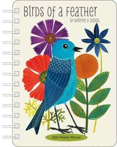 Birds of a Feather 2026 Weekly Planner Calendar by Geninne D. Zlatkis (2025,... - Foto 1 di 4