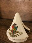 Antique china model of WWI Army Tent with Coventry Crest - Arcadian China