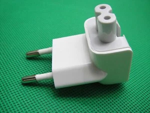 Genuine Original APPLE MacBook Notebook Air Pro AC Power Adapter Euro Wall Plug - Picture 1 of 3