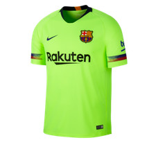 Men's 2018/19 Team Barcelona Football Club Away NeonStadium Jersey Soccer Large
