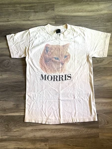 Vintage 80s 9Lives Morris Cat Promo Tee Avanti Single Stitch T-Shirt Size M - Bild 1 von 7