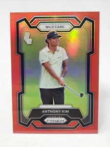 ANTHONY KIM 2024 PANINI PRIZM LIV GOLF WILD CARD RED /149 - Picture 1 of 1