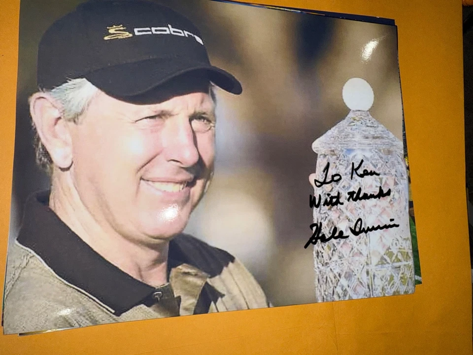 Hale Irwin PGA golf The Masters signed 8x10 photo — 第 1/1 张图片