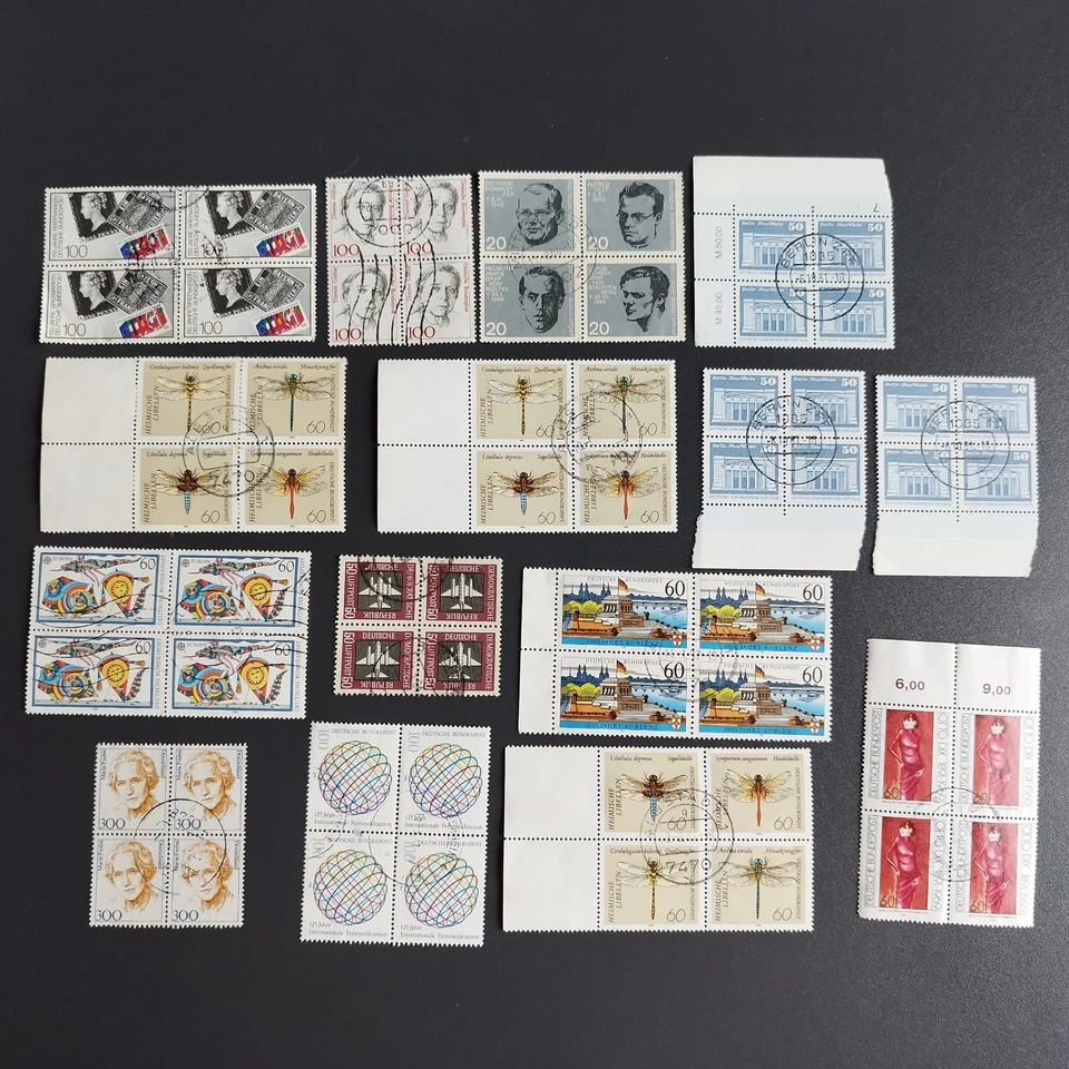 Germany . Stamp blocks. 15  pieces. - Image 1 of 1