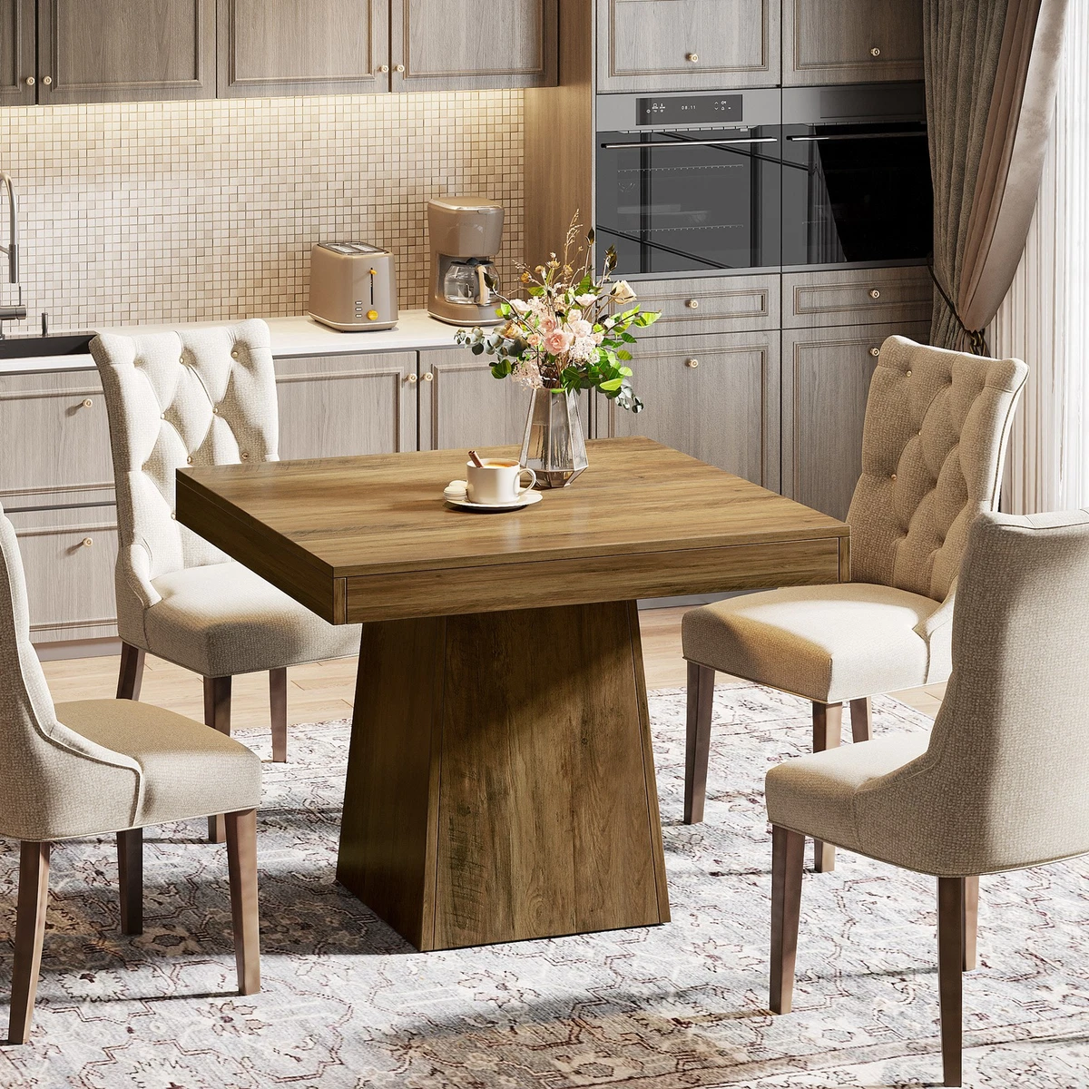 Square Dining Tables for sale | eBay