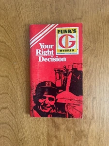 Vintage 1972 Funks Hybrids Corn Data Notebook - IL, IN, OH, MI Edition - Bild 1 von 5