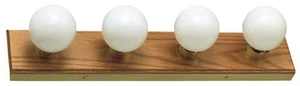 Design House 500207 StripLight 4 Light Vanity Strip - Wood - Picture 1 of 4