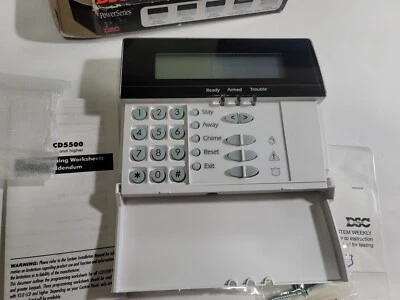 DSC LCD5500Z Full-Message Keypad PowerSeries 432, 632, 832, and 864 LCD-5500Z - Image 1 of 4