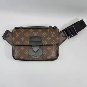 Louis Vuitton S Lock Slingbag in Monogram Macassar Canvas M45807 - Picture 1 of 16