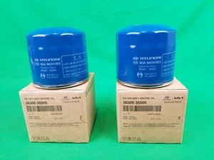 GENUINE HYUNDAI I 45 SEDAN 2.0 L & 2.4 L PETROL OIL FILTER VALUE PACK (2 EA) - Picture 1 of 3