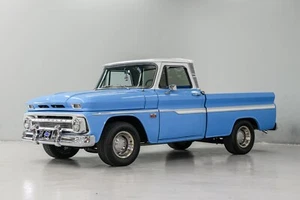 1966 Chevrolet C10 blue | 24x36 inch POSTER | classic pickup truck - Picture 1 of 2