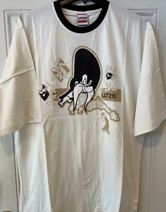 Lot 29 Vintage Looney Tunes T-shirt - Looney Tunes Characters in Brown - NEW - Picture 1 of 8