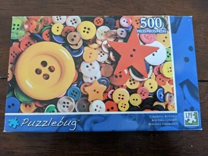 New Sealed Puzzlebug 500 pieces *Colorful Buttons* - Picture 1 of 6