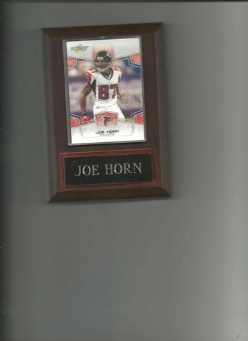 JOE HORN PLAQUE ATLANTA FALCONS FOOTBALL NFL   C Cover