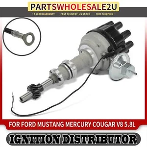 Ignition Distributor with Single Vacuum for Ford Country Sedan Custom Fairlane - Picture 1 of 10