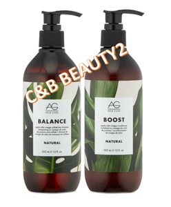 AG Care Balance Apple Cider Vinegar Sulfate-Free Shampoo 12 oz & Boost Apple - Picture 1 of 1