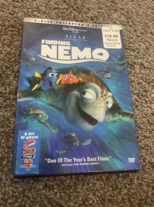 Finding Nemo DVD Two Disc Collector's Edition Walt Disney Pixar Disks Like New - Picture 1 of 9