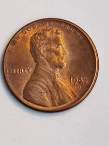Estados Unidos de América 1 centavo 1985 D #392 - Imagen 1 de 2