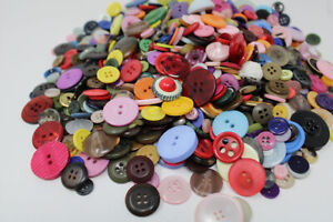 Modern and Vintage Mixed Lot of ASST COLOR Buttons - 2 OUNCES