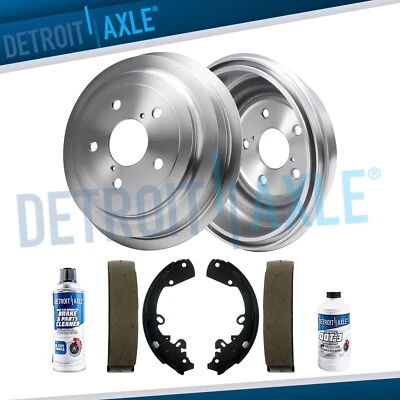 Rear Brake Drums Brake Shoes Kit for 2005 - 2010 Dodge Dakota Mitsubishi Raider - Image 1 of 4
