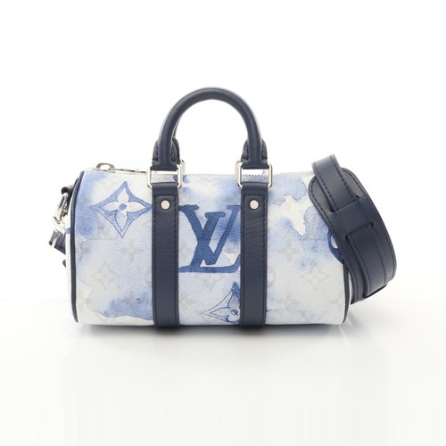 LOUIS VUITTON（LV） Borsa a mano a tracolla Louis Vuitton Keepall XS 2 vie M45761 colore acqua bianco usata LV