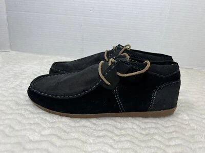 Olukai Poko 20233-4040 Women’s Size 11 Black Suede Lace Up Ankle Chukka Boots - Image 1 of 4