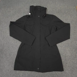 The North Face Jacket Womens MEDIUM black parka winter weather hooded Size M - Picture 1 of 13